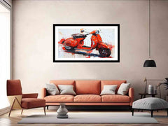 Vespa Scooter Painting