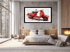 Vespa Scooter Painting