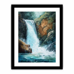 Waterfall Art Painting