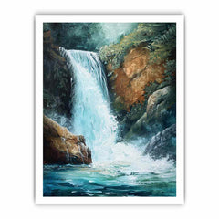 Waterfall Art Painting