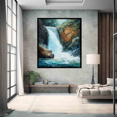Waterfall Art Painting