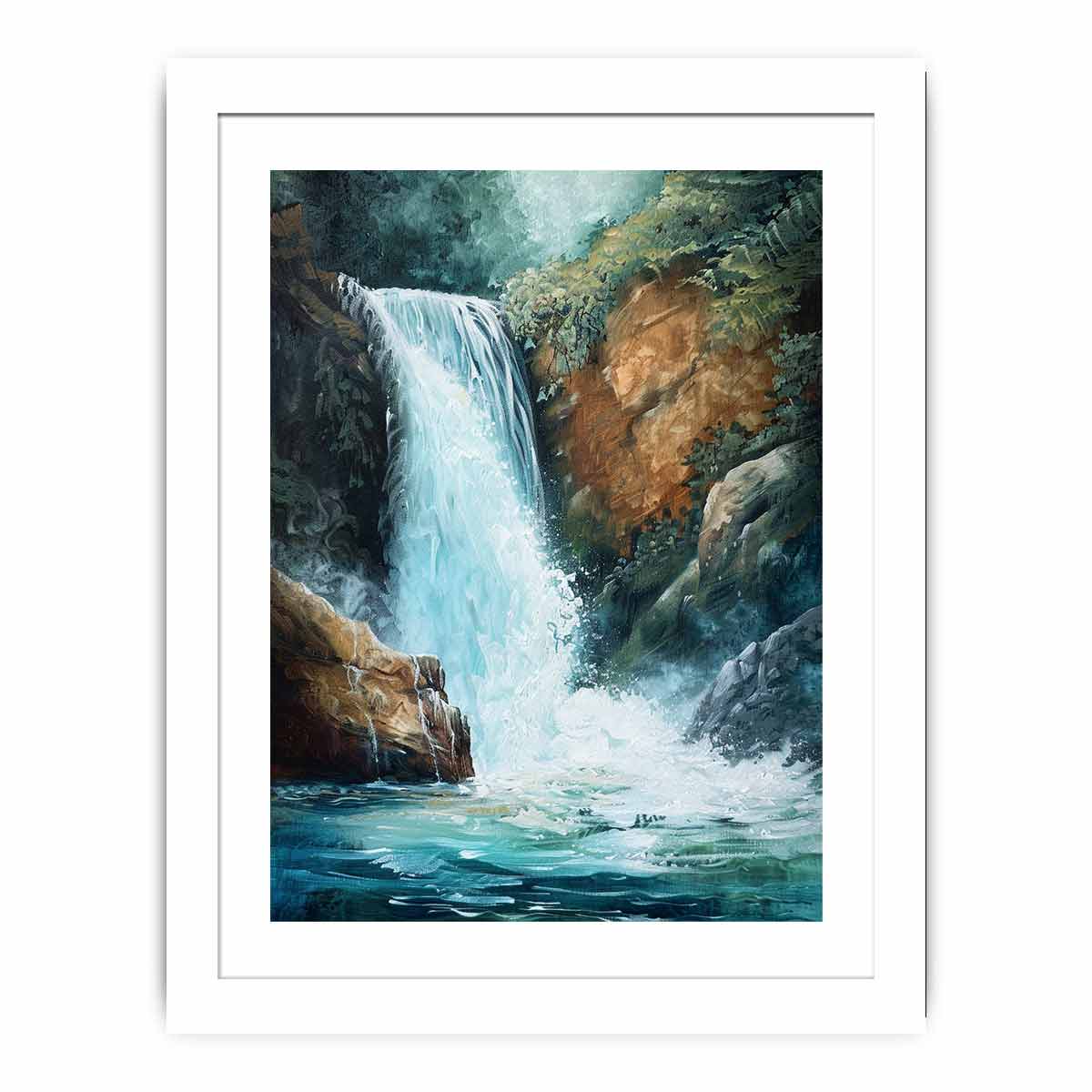 Waterfall Art Painting