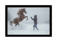 Playing With Horse