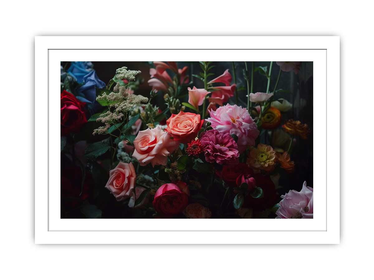 Flower Art Framed Print