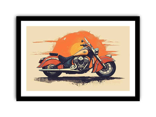 Indian Motorcycle Framed Print