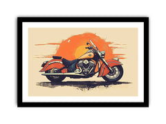 Indian Motorcycle Framed Print