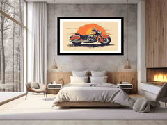 Indian Motorcycle Framed Print