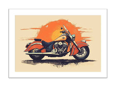 Indian Motorcycle Framed Print