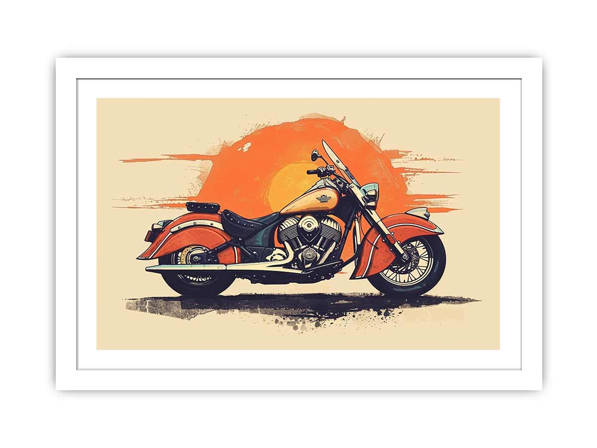 Indian Motorcycle Framed Print