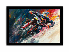 Redbull Inspired Art Framed Print