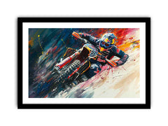 Redbull Inspired Art Framed Print