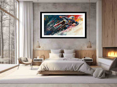 Redbull Inspired Art Framed Print