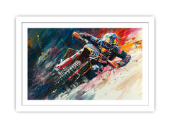 Redbull Inspired Art Framed Print