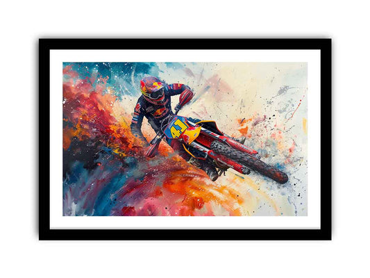 Bike Race Art print