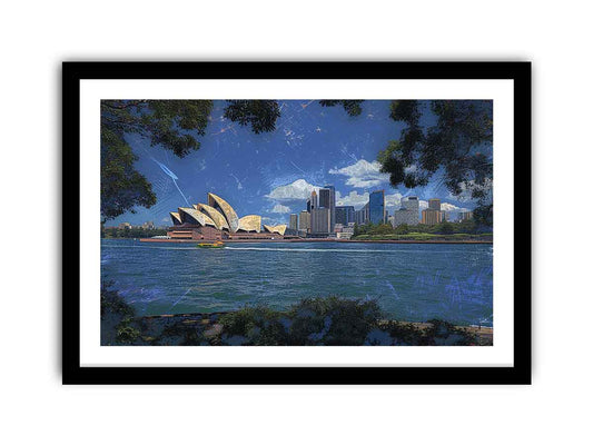 Opera House Framed Print
