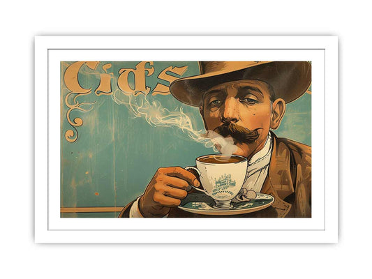 vintage coffee Framed Print 2