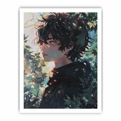 Anime Boy Framed Print