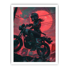 Anime Girl Framed Print 3