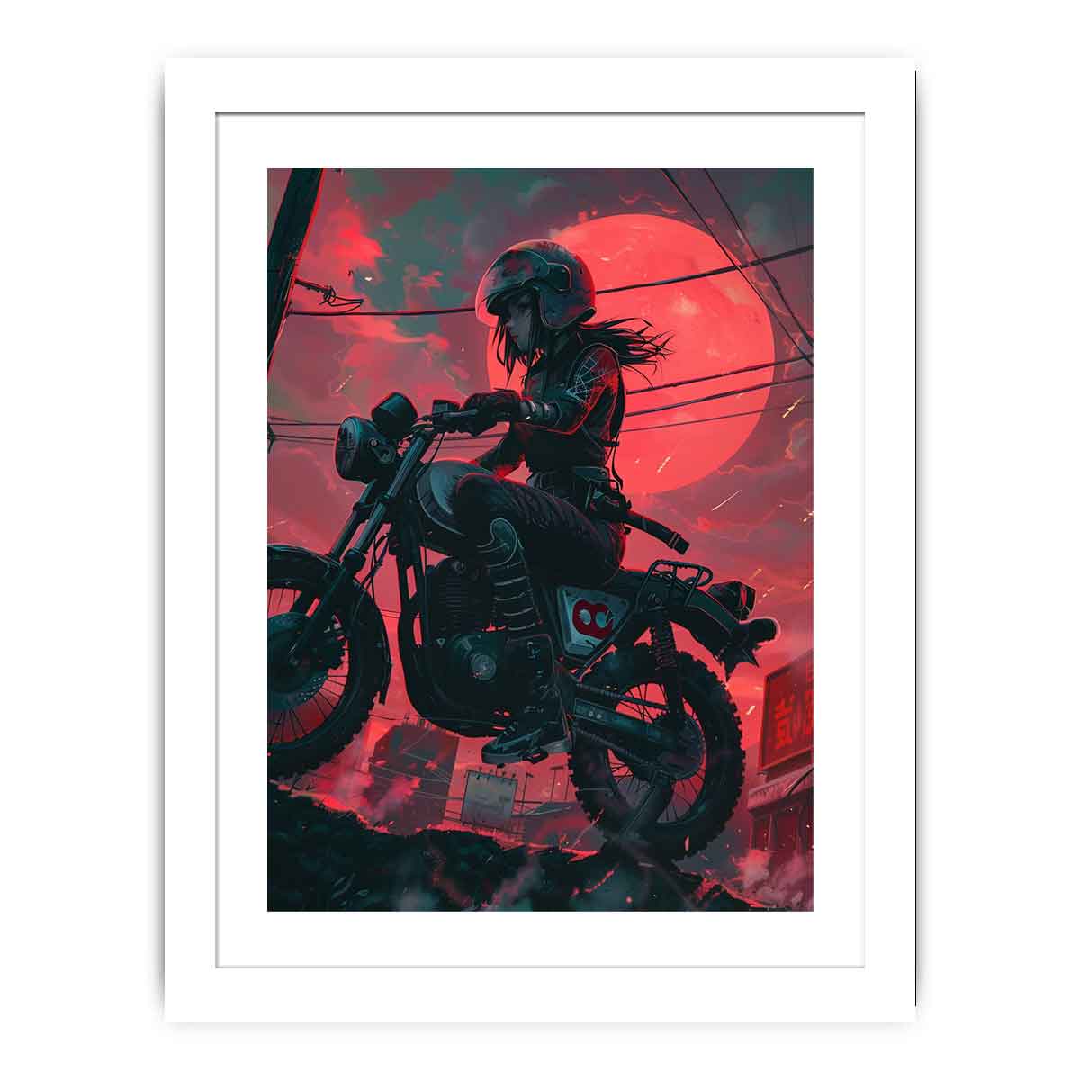 Anime Girl Framed Print 3
