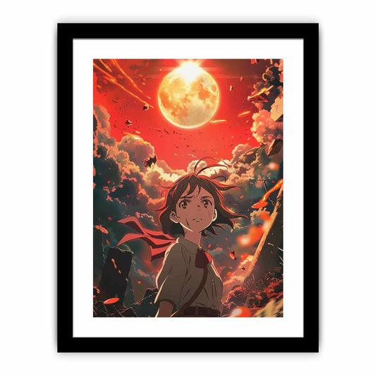Anime Girl Framed Print 3