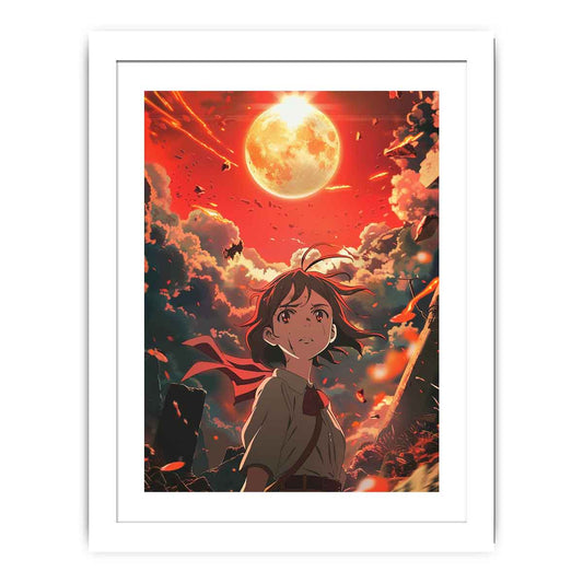 Anime Girl Framed Print 3