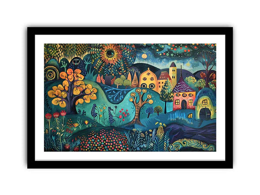 Folk Framed Print