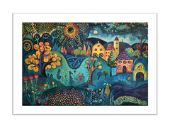 Folk Framed Print