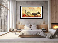 Surfer in the Sun Framed Print