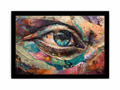 Deep eye Framed Print
