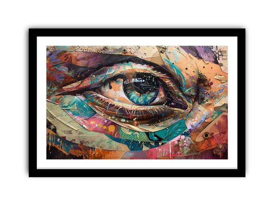 Deep eye Framed Print