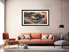 Deep eye Framed Print