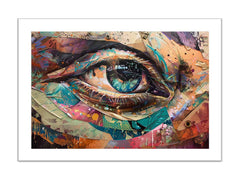 Deep eye Framed Print
