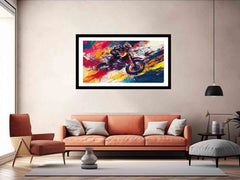 Bike Rider Framed Print
