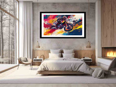 Bike Rider Framed Print