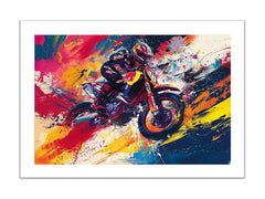 Bike Rider Framed Print