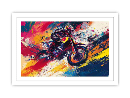 Bike Rider Framed Print