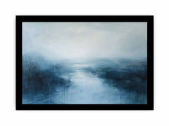 Blue Abstract river