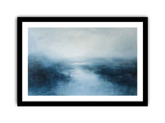 Blue Abstract river