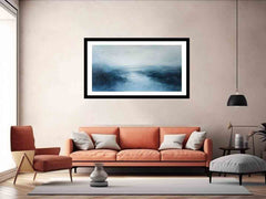 Blue Abstract river