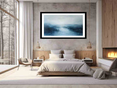 Blue Abstract river
