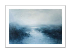 Blue Abstract river