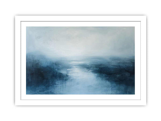 Blue Abstract river
