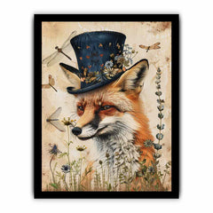 Elegant Fox Framed Print
