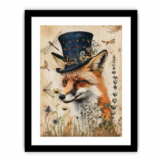 Elegant Fox Framed Print