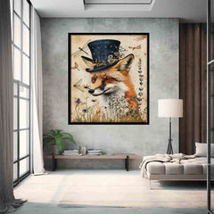 Elegant Fox Framed Print