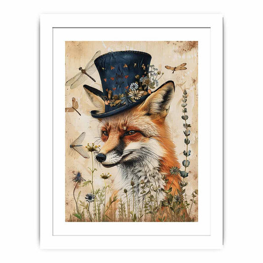 Elegant Fox Framed Print