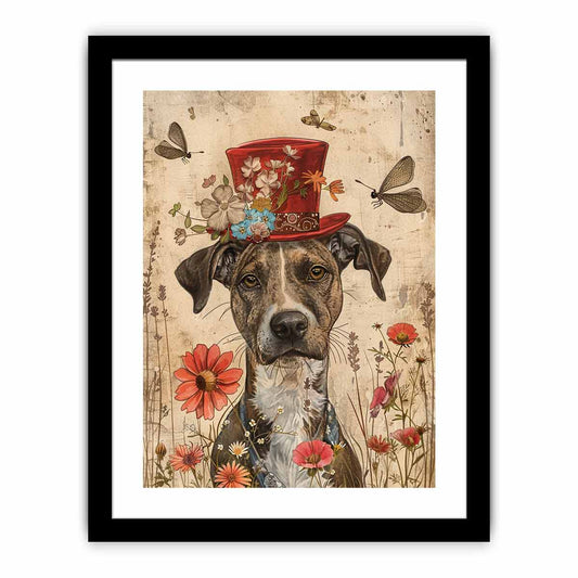 Elegant Dog Framed Print