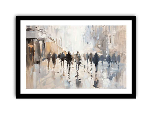 Walking in Paris Framed Print