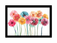 Watercolor Daisies Art