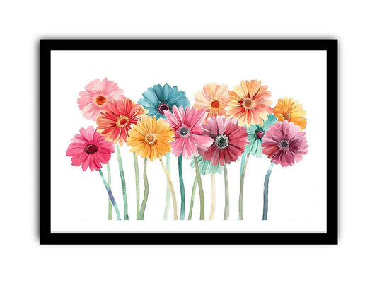 Watercolor Daisies Art